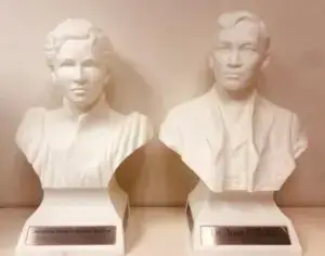 J.P. Rizal and J.M. Bracken Busts statue